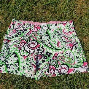 Crown and Ivy Paisley Twill Dress shorts